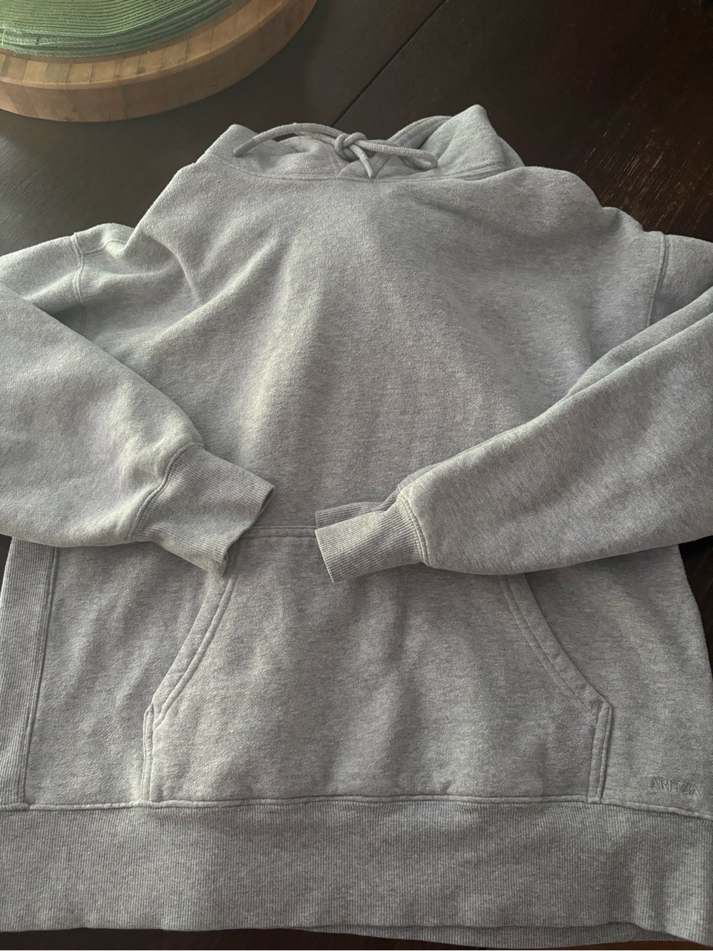 Aritzia Gray Pullover Hoodie Sweatshirt size small
